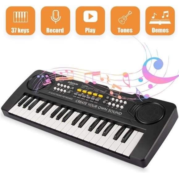 Kids Keyboard Piano,37 Key Portable ElectronicPiano for Kids,Digital Music Piano - Picture 2 of 6